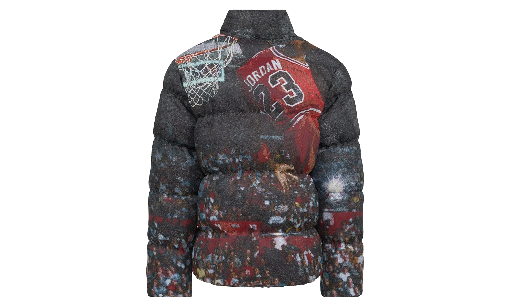 Air Jordan X A Ma Maniere All Over Print Puffer Jacquard Down Fill Jacket "Multicolor" DR1418 045 - Image 2