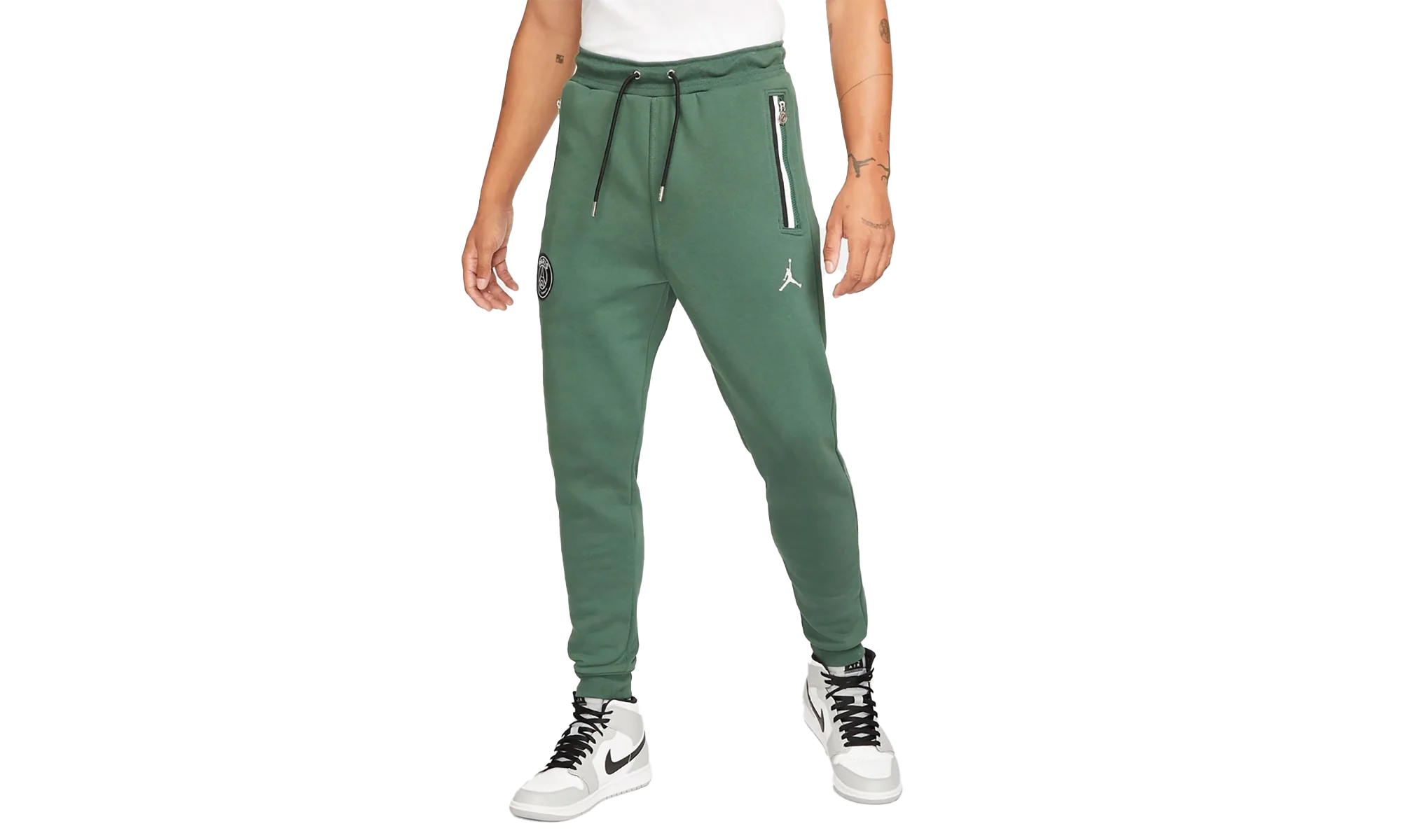 Air Jordan X PSG Paris Saint German Statement Fleece Pants "Green'" DB6504 333