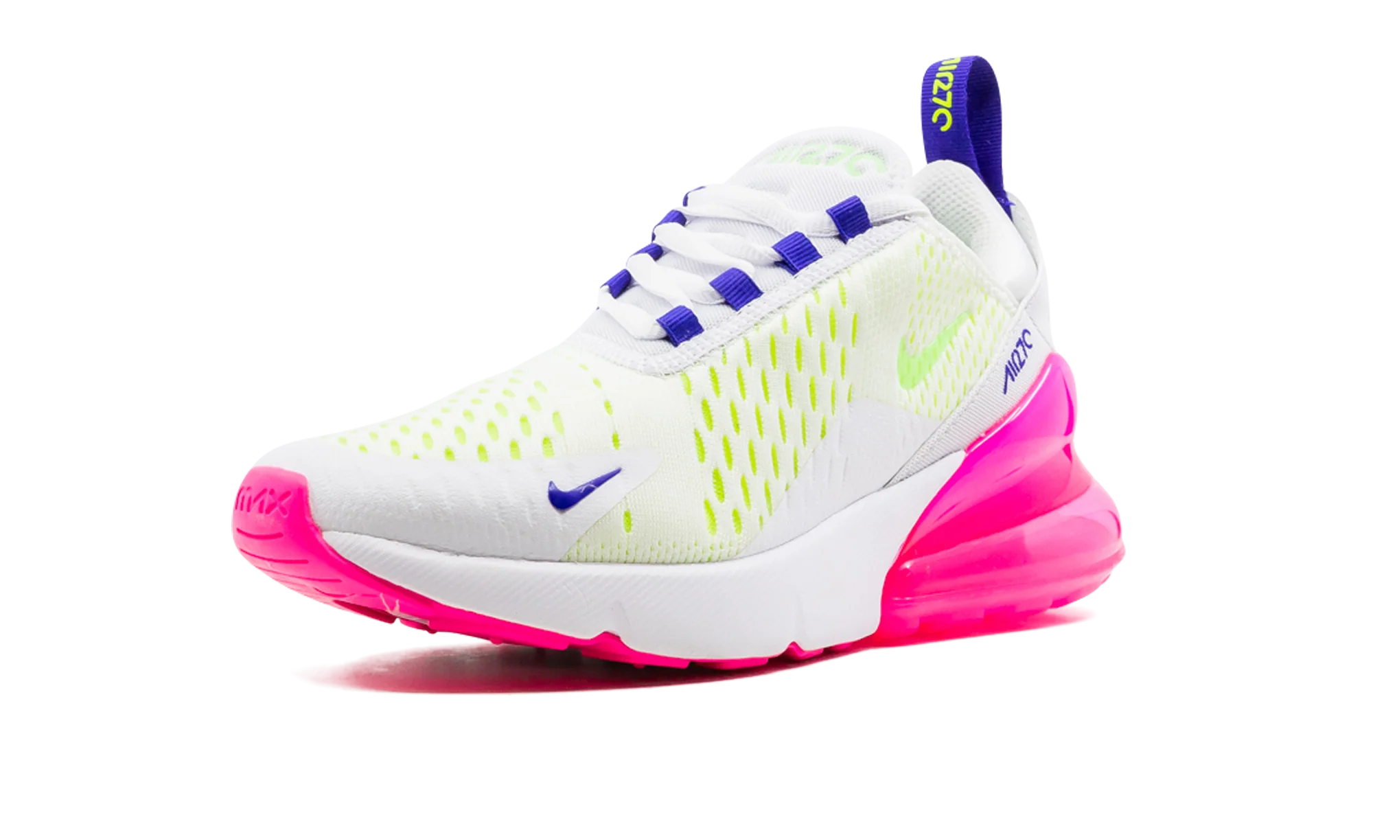 AIR MAX 270 MNS WMNS "White / Pink Blast / Volt" DH0252 100 - Image 4