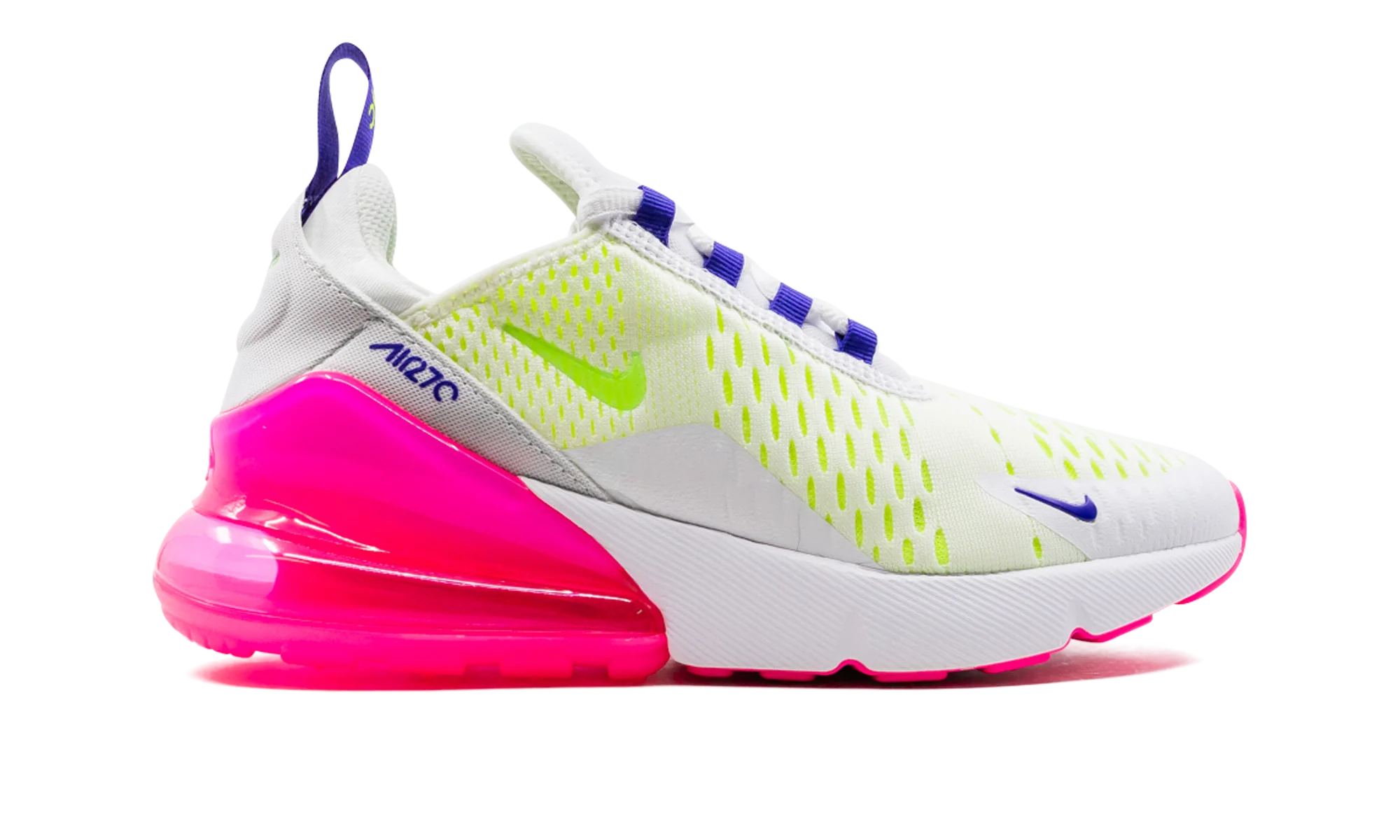 AIR MAX 270 MNS WMNS "White / Pink Blast / Volt" DH0252 100 - Image 6