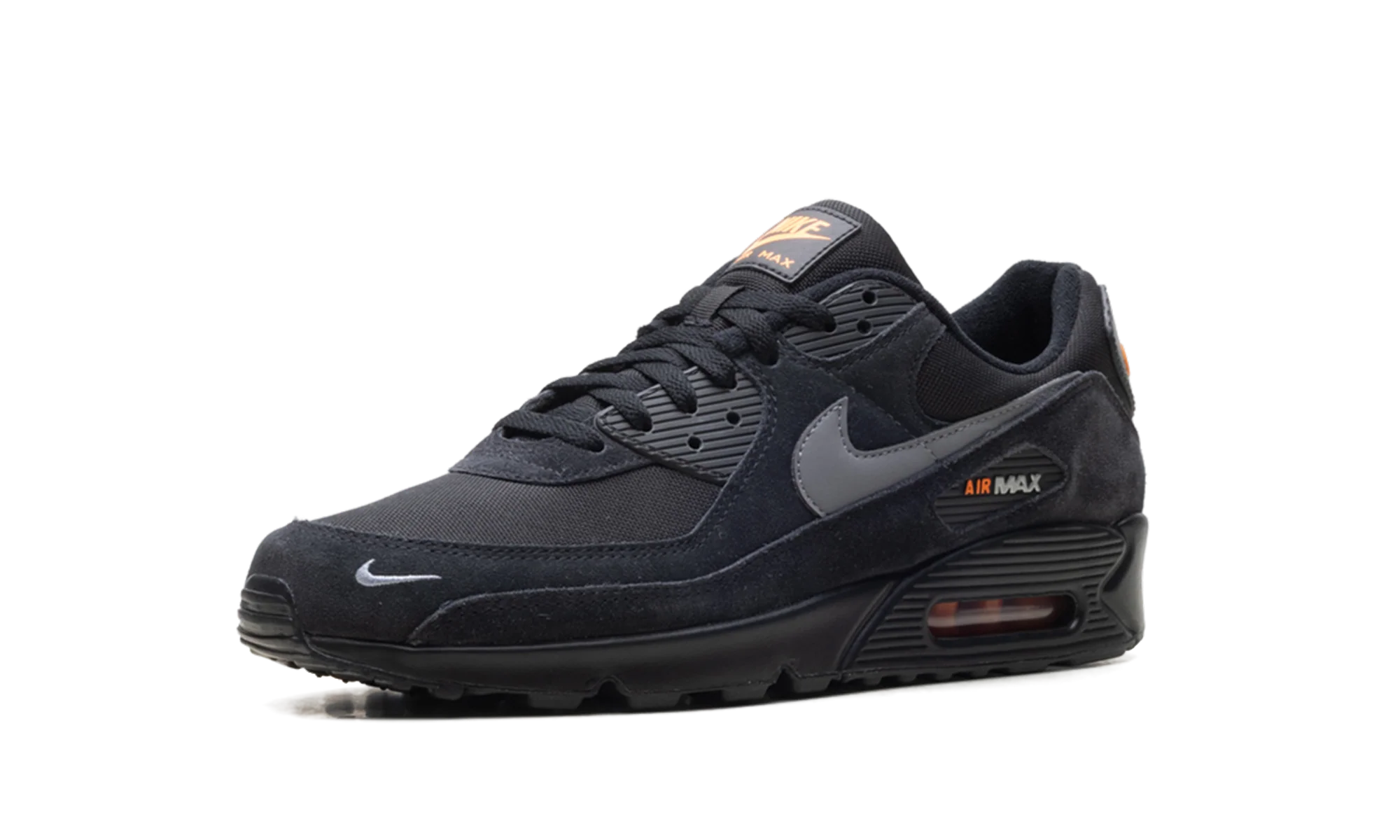 Air Max 90 "Black Metallic Cool Grey Orange" DO6706 010 - Image 4