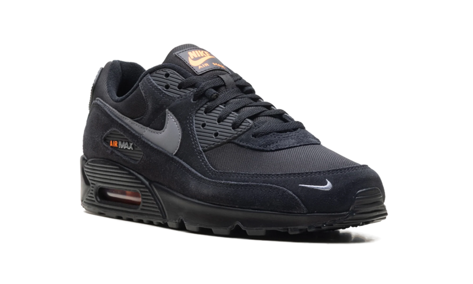 Air Max 90 "Black Metallic Cool Grey Orange" DO6706 010 - Image 7