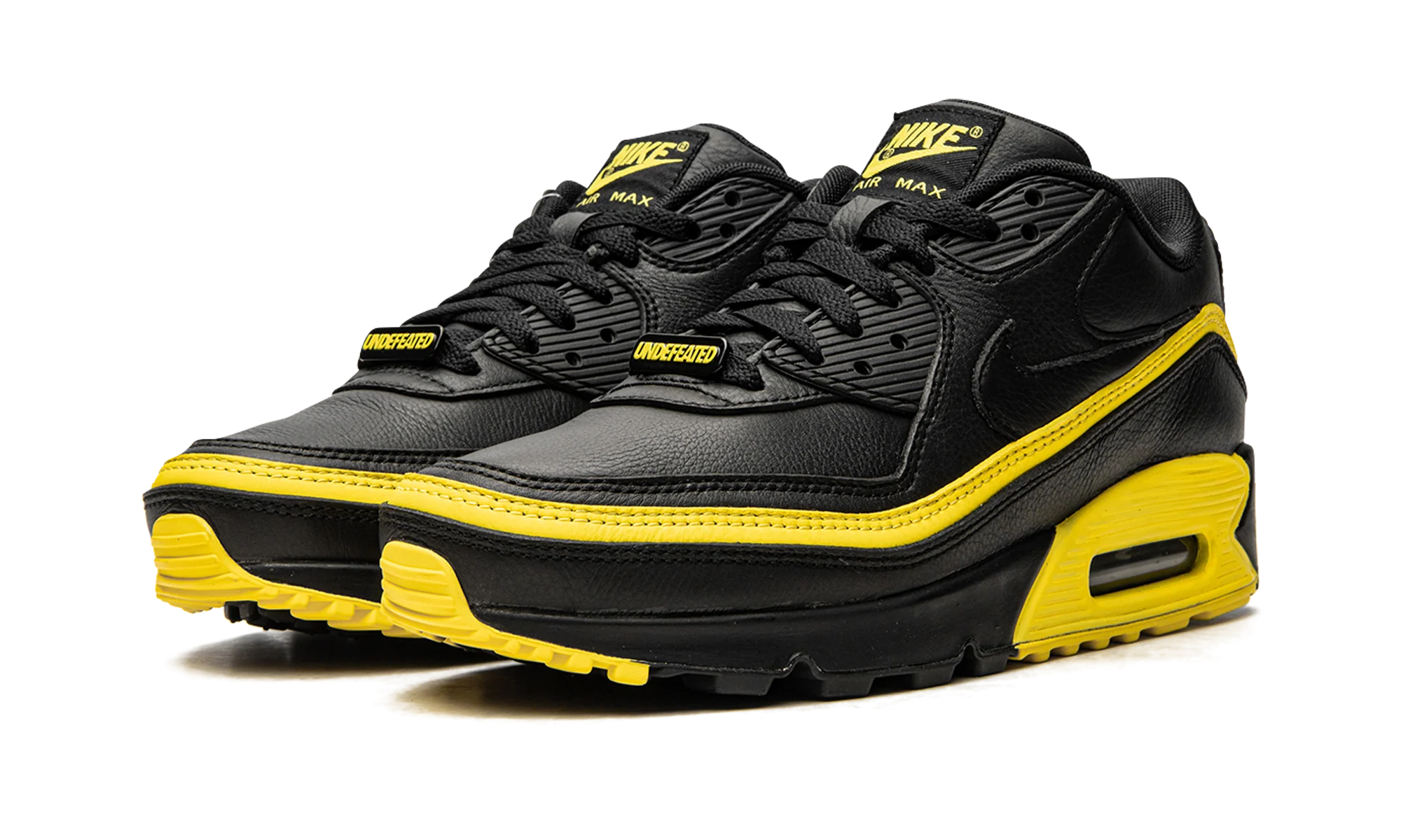 Air Max 90 / UNDFTD "Undefeated Black/Optic Yellow" CJ7197 001 - Image 2