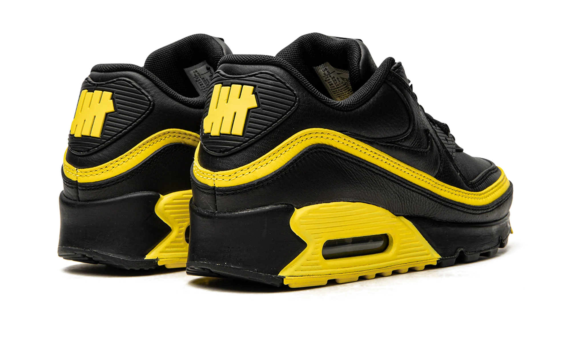 Air Max 90 / UNDFTD "Undefeated Black/Optic Yellow" CJ7197 001 - Image 3