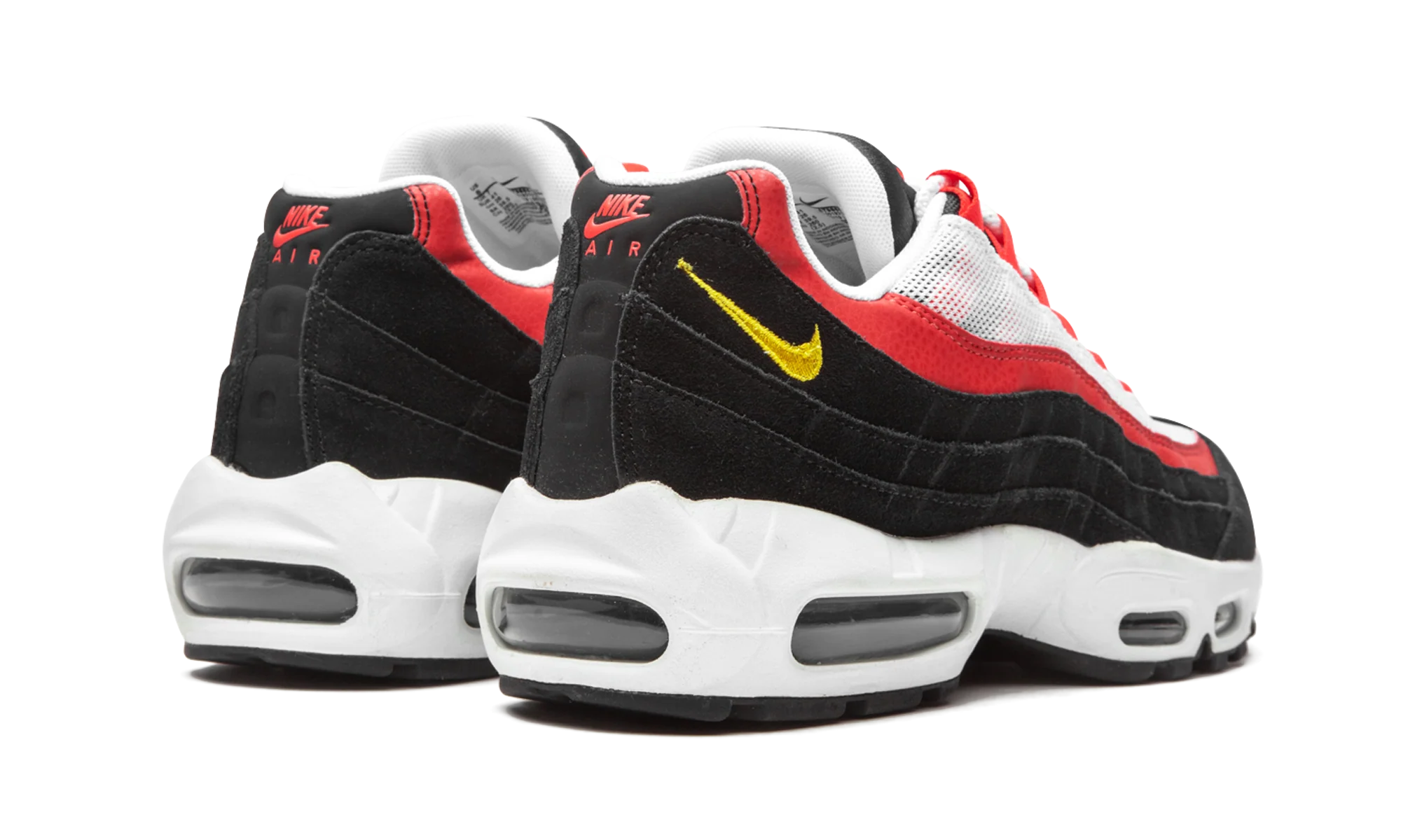 Air Max 95 "Bright Crimson / Yellow" AT9865 101 - Image 3