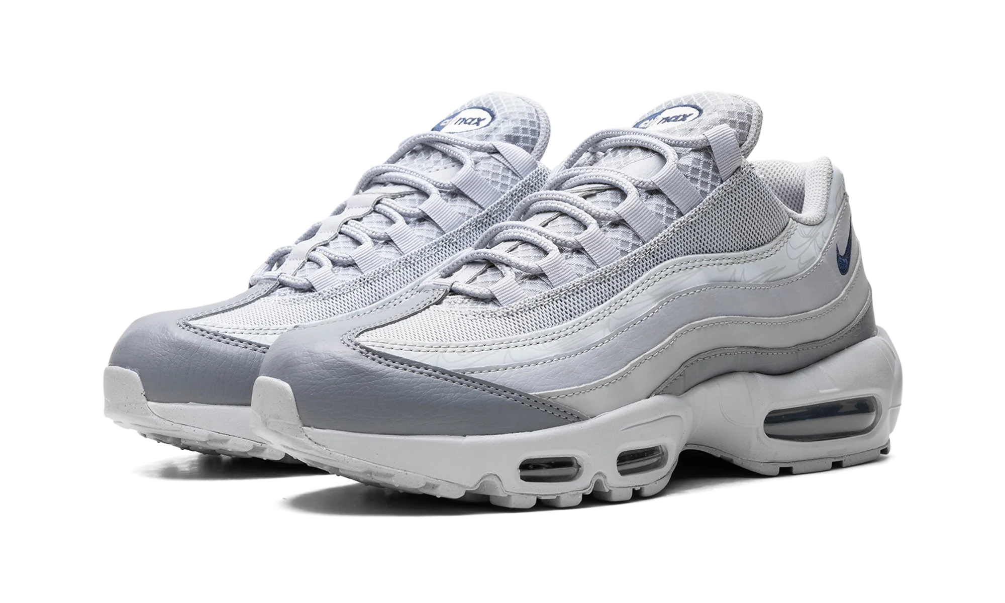Air Max 95 "Wolf Grey Midnight Navy" FD0663 001 - Image 2