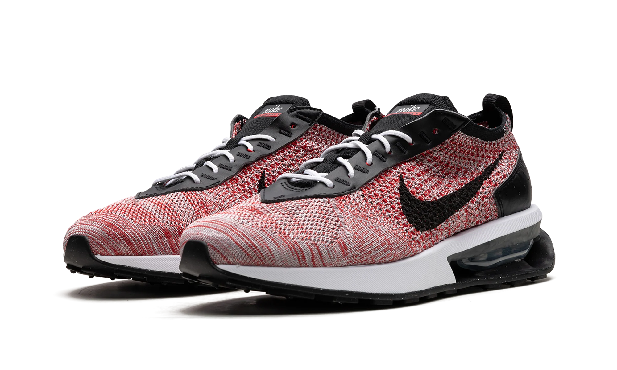 Air Max Flyknit Racer "University Red Wolf Grey" FD2764 600 - Image 2