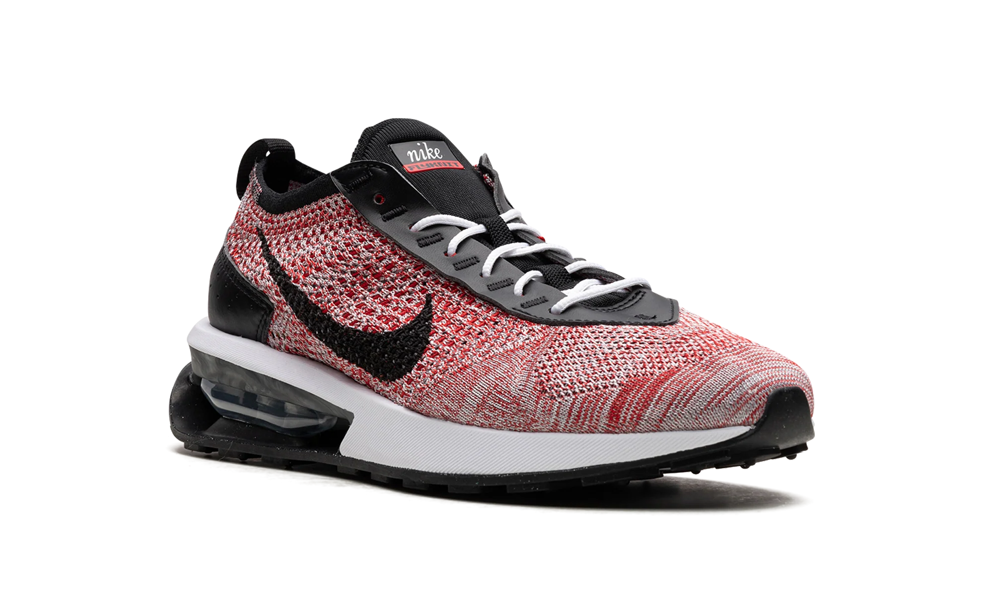 Air Max Flyknit Racer "University Red Wolf Grey" FD2764 600 - Image 7