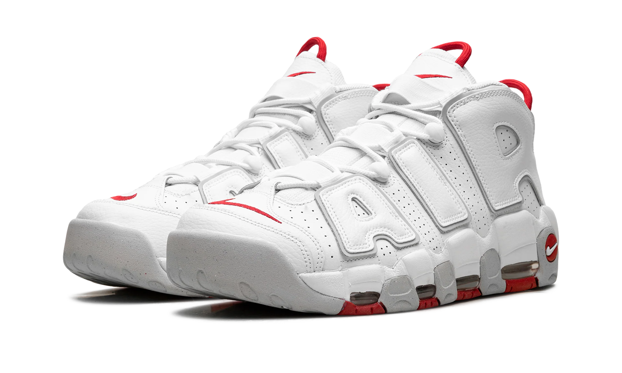 Air More Uptempo "2021 - White Varsity Red" DX8965 100 - Image 2