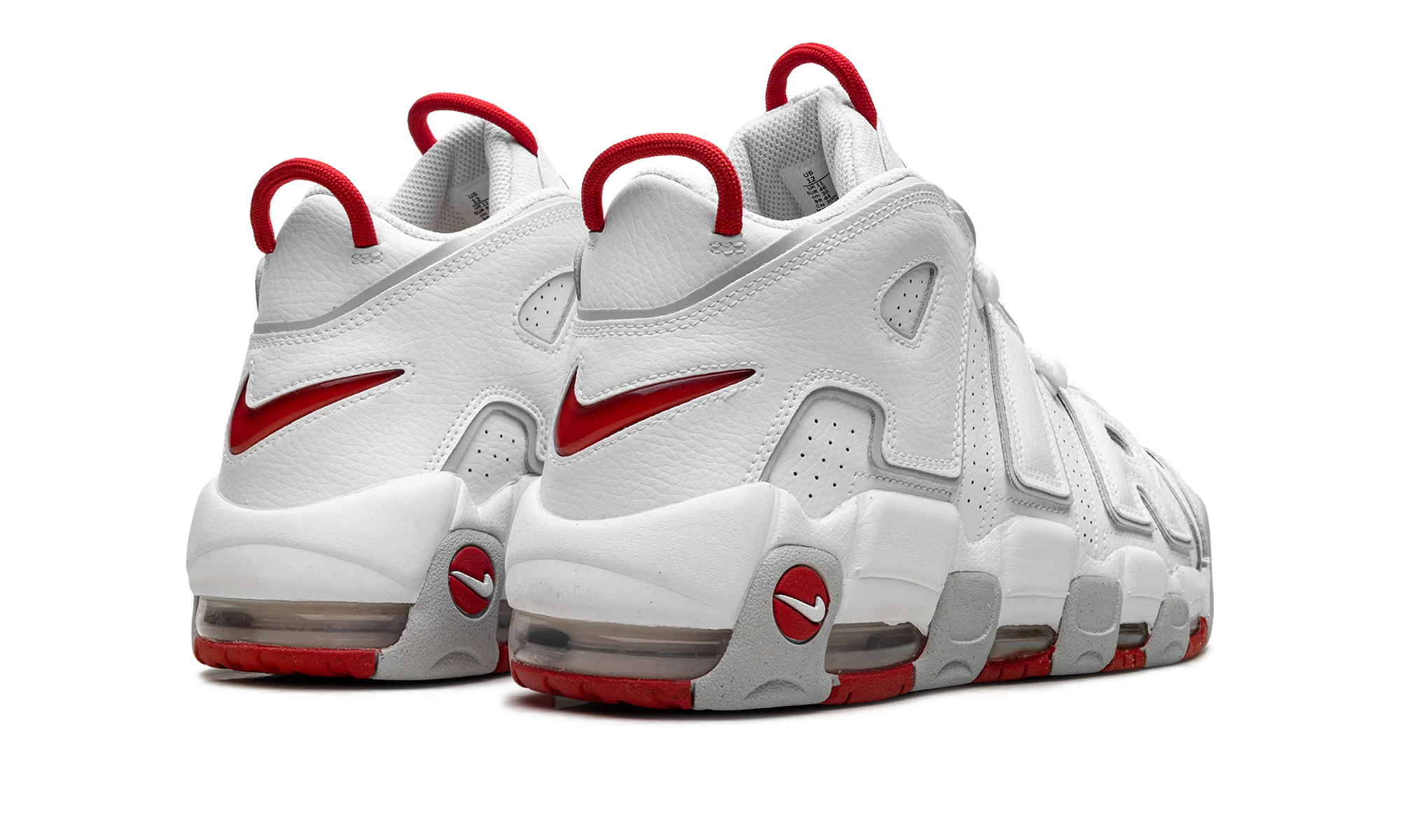 Air More Uptempo "2021 - White Varsity Red" DX8965 100 - Image 3