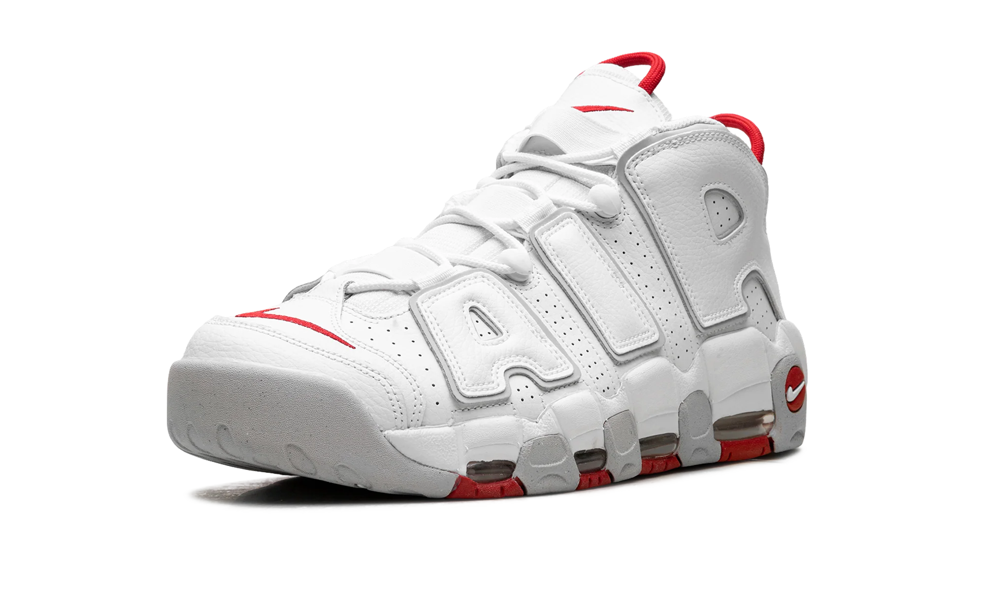 Air More Uptempo "2021 - White Varsity Red" DX8965 100 - Image 4