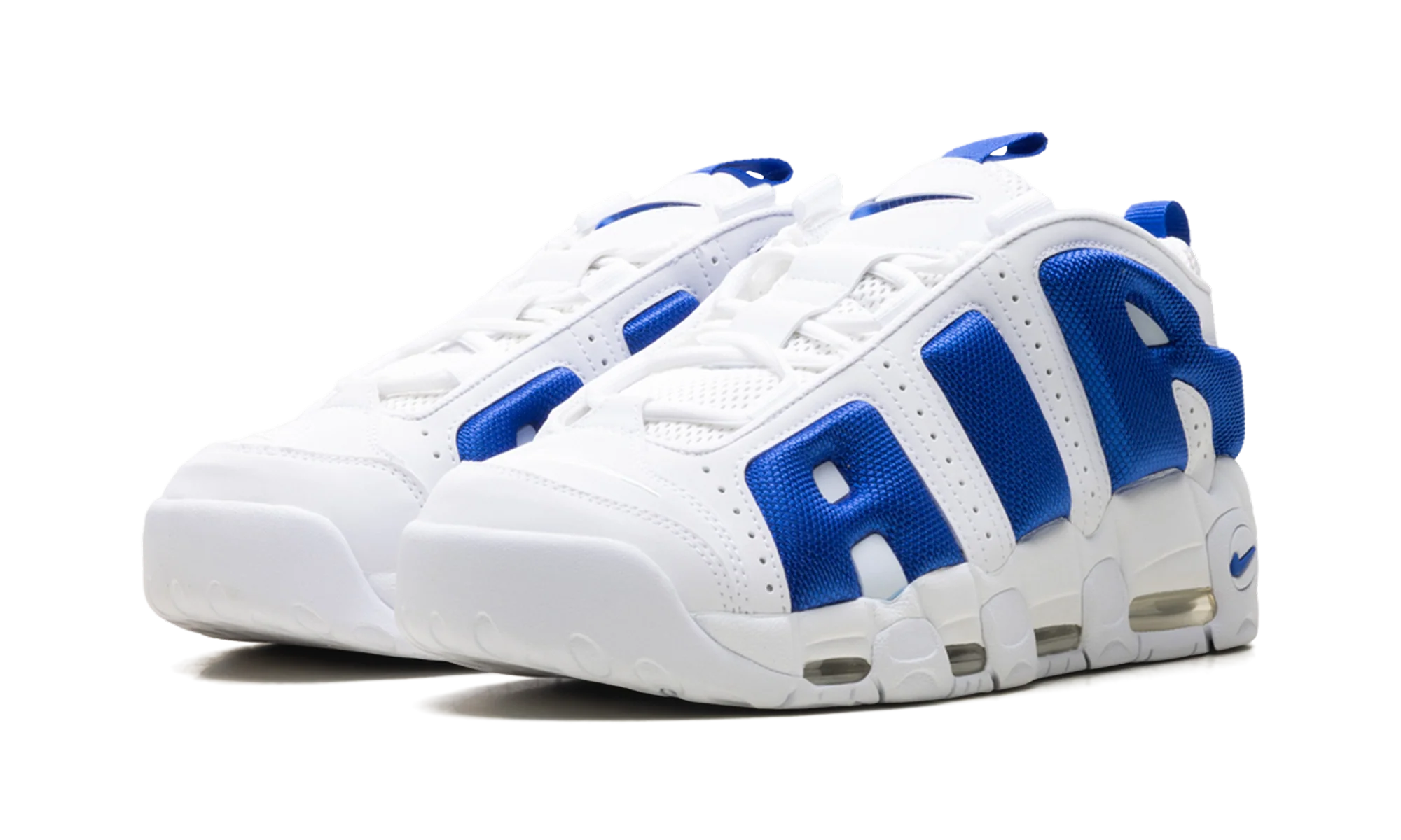 Air More Uptempo Low "White Hyper Royal" FZ3055 101 - Image 2