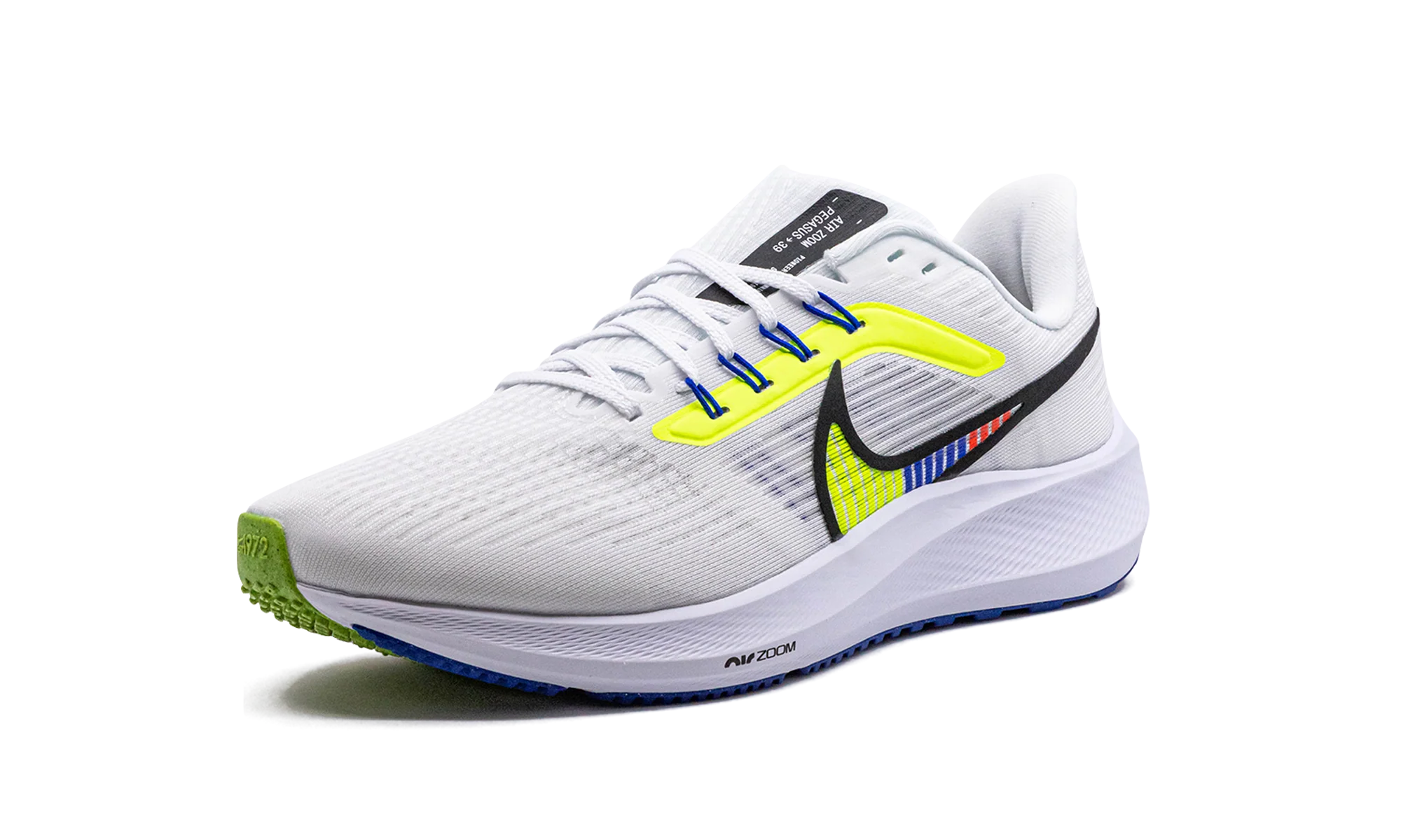 Air Zoom Pegasus 39 PRM "White Volt Racer Blue" DX1627 100 - Image 4