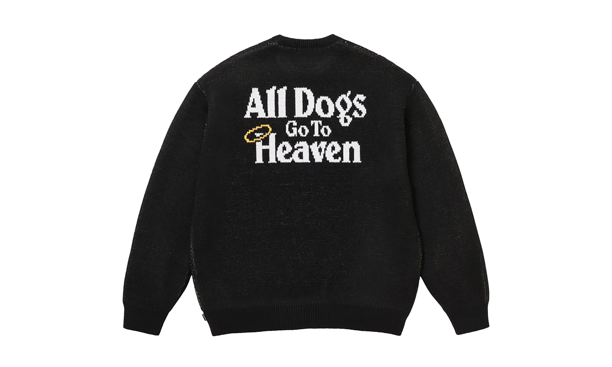 All Dogs Go To Heaven Sweater "FW25 - Black" SU26296 - Image 2