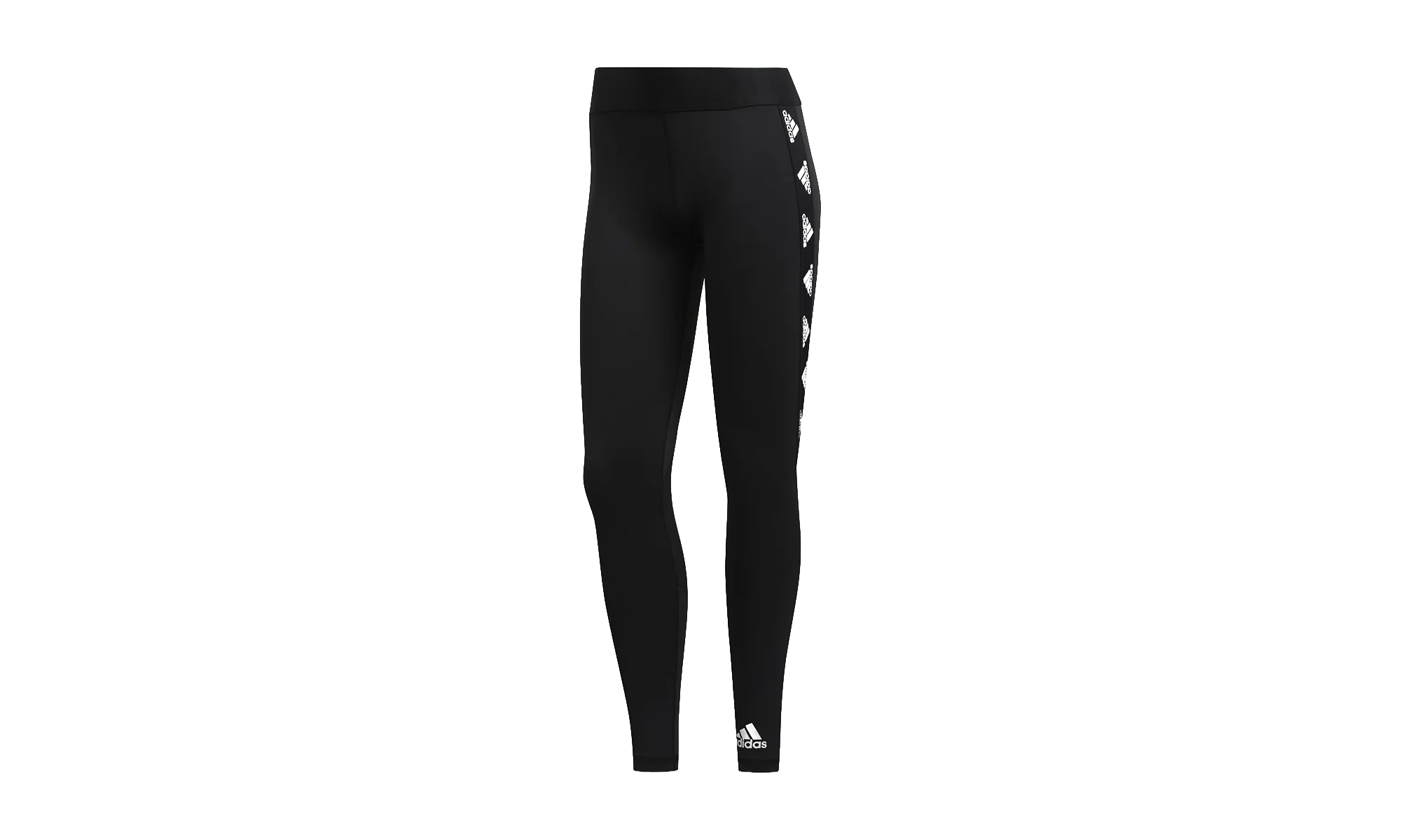 Alphaskin Badge of Sport Tights WMNS "Black / White" FT3144