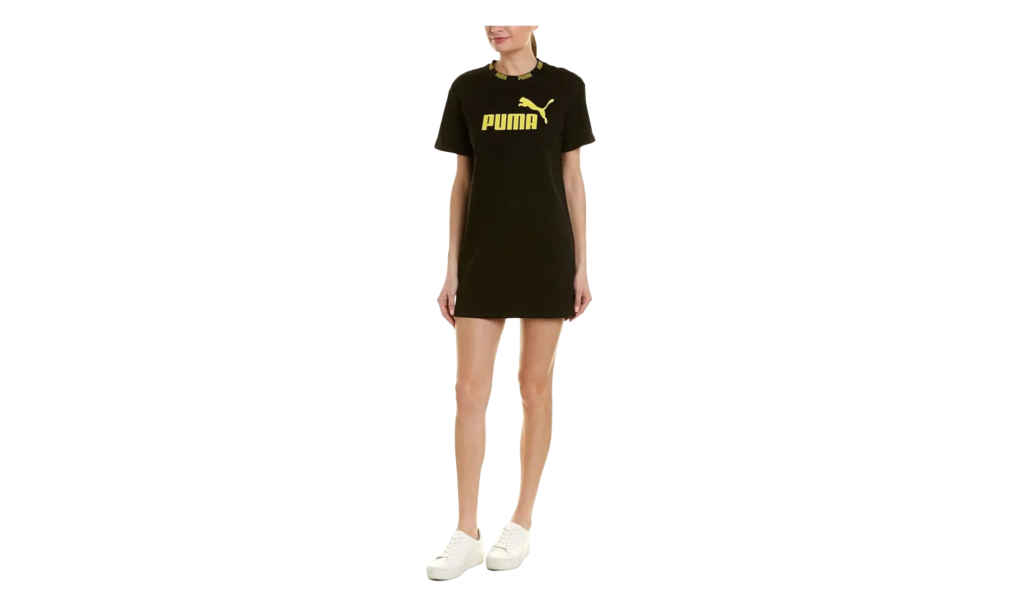 AMPLIFIED DRESS WMNS "Cotton Black / Blazing Yellow" 854379 40