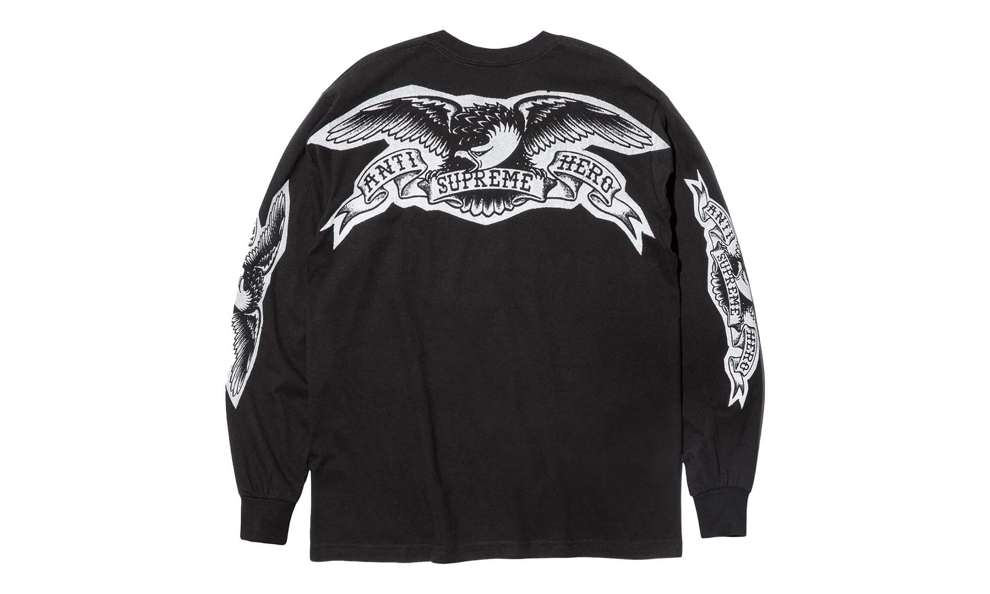 ANTIHERO® Eagle L/S Tee "FW25 - Black" SU26325 - Image 2
