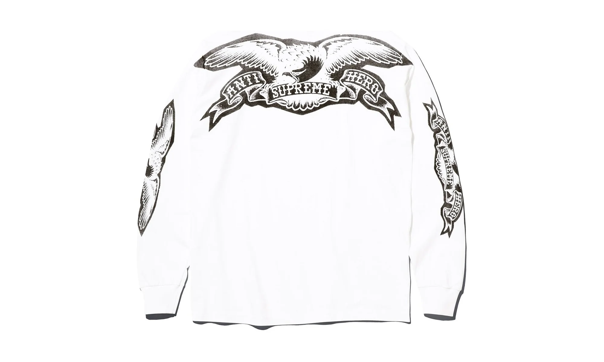 ANTIHERO® Eagle L/S Tee "FW25 - White" SU26327
