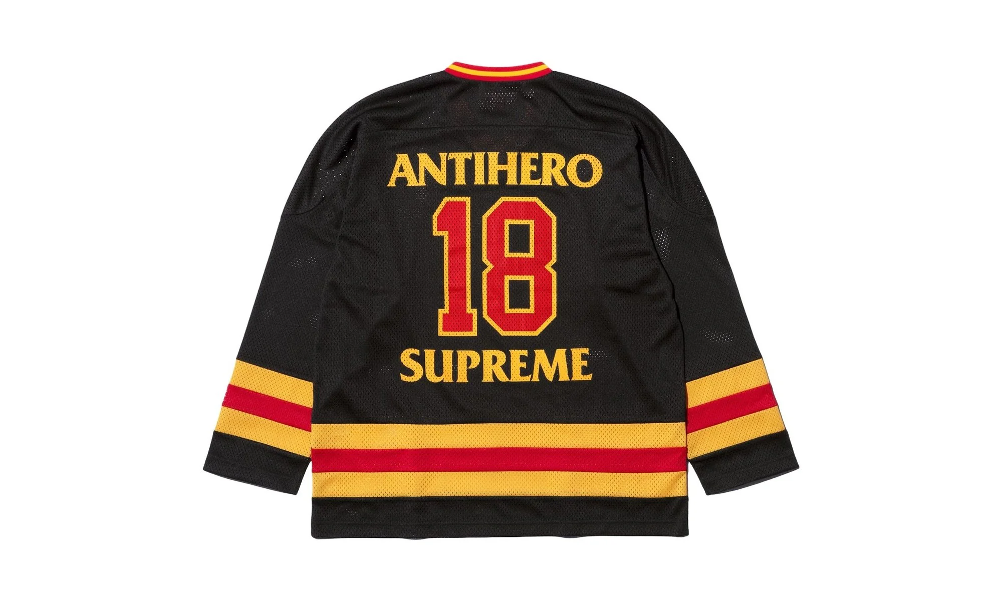 ANTIHERO Ozzy Hockey Jersey "FW25 - Black" SU26624 - Image 2