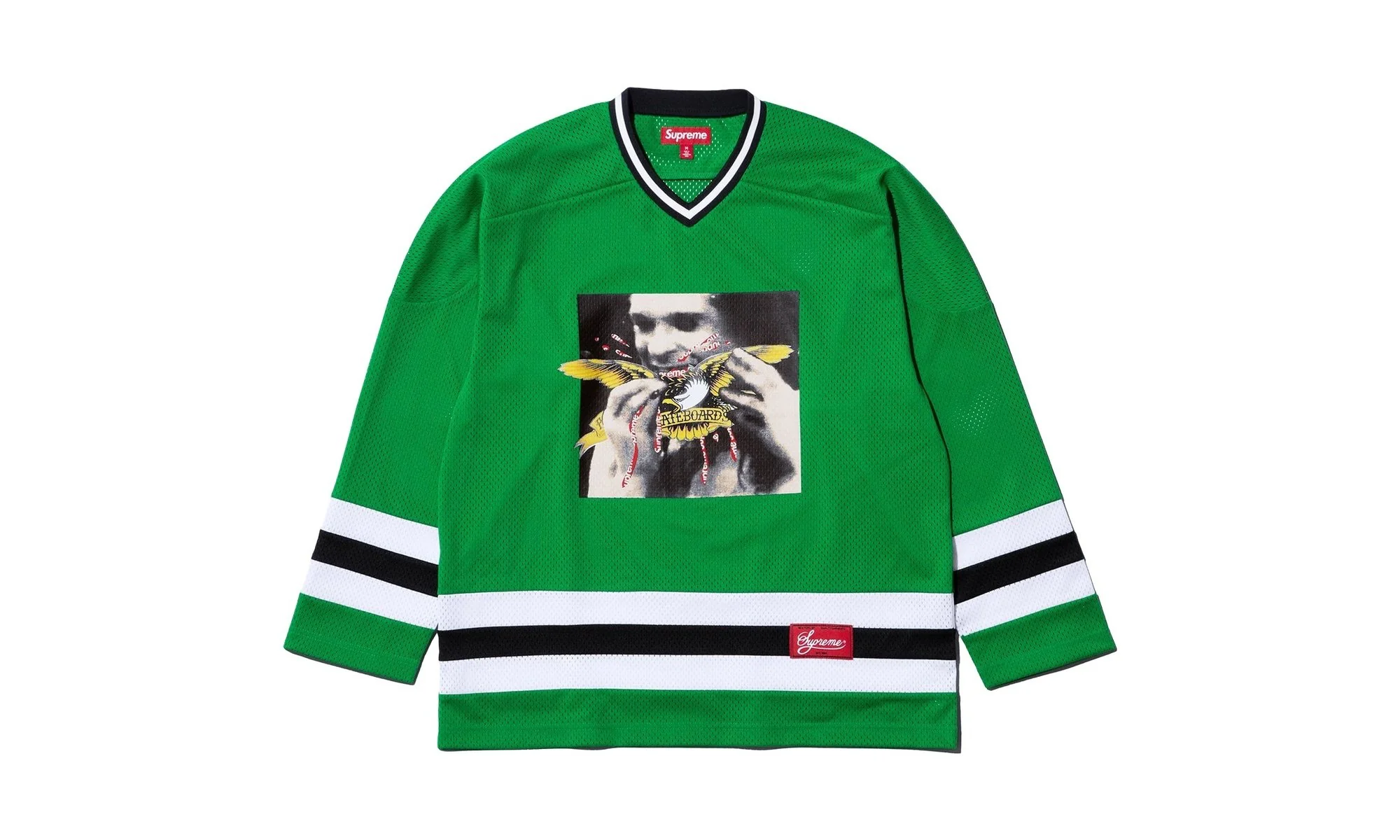 ANTIHERO Ozzy Hockey Jersey "FW25 - Green" SU26625