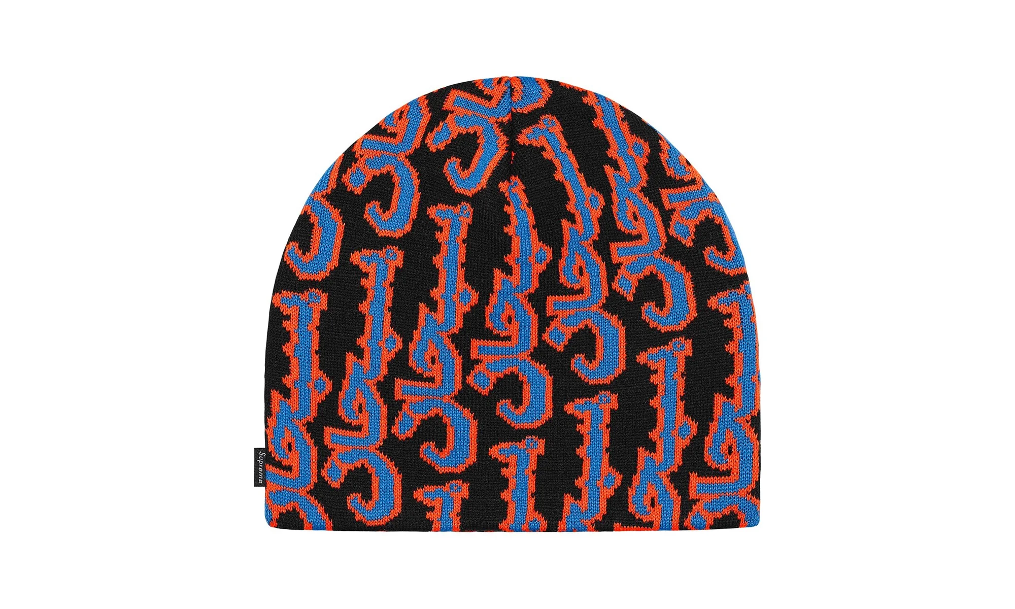 Arabic Jacquard Beanie "Black" SU26397