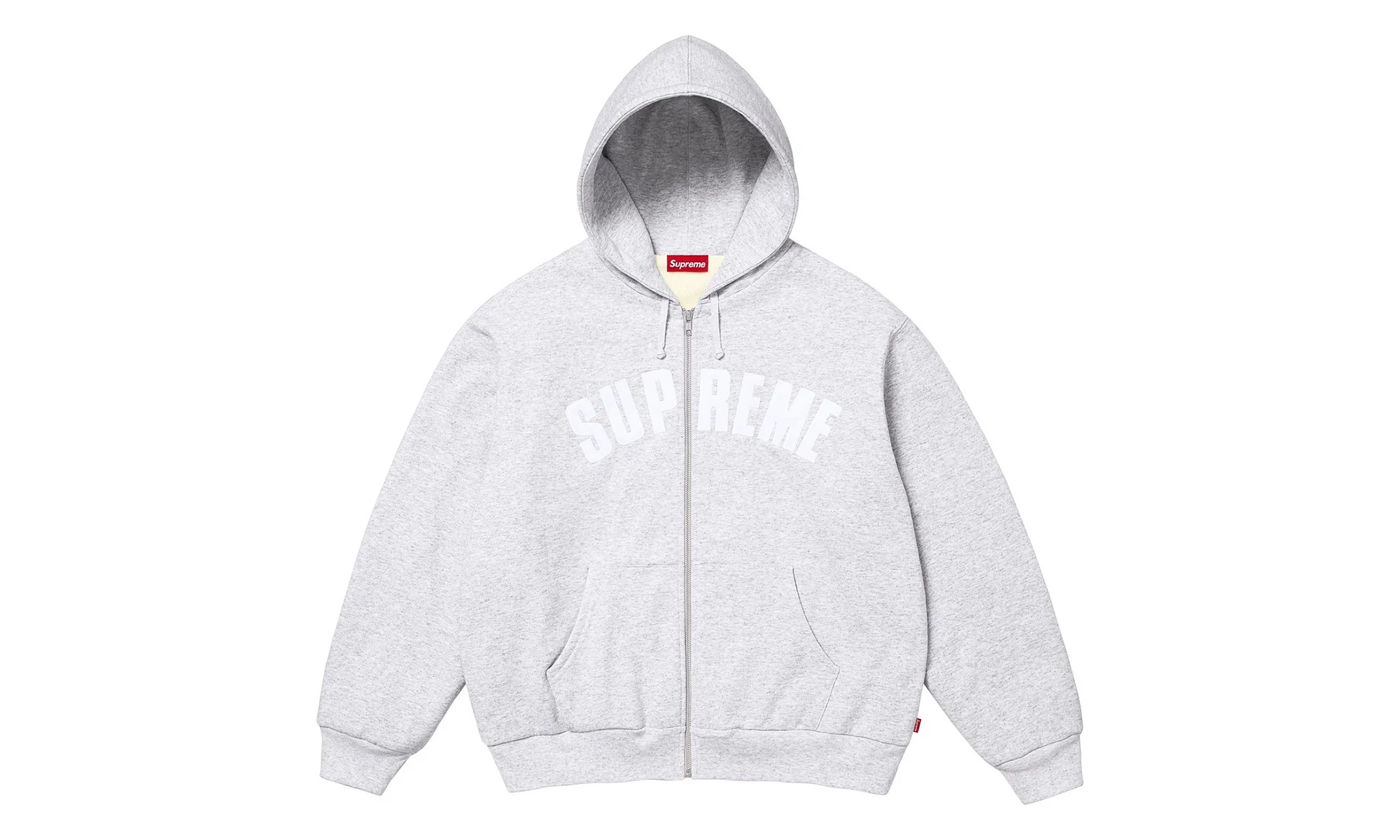 Arc Thermal Lined Zip Up Hooded Sweatshirt "Ash Grey" SU26433