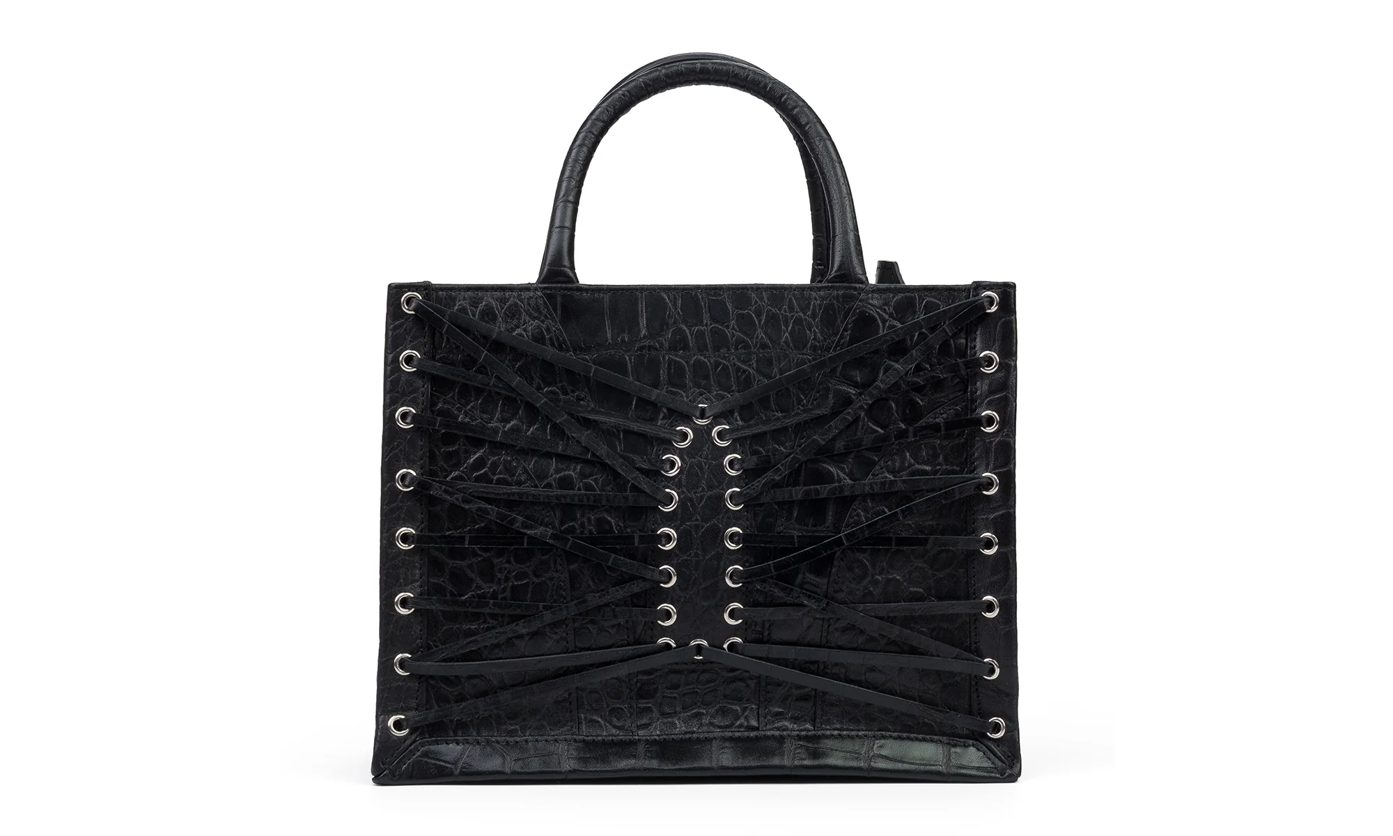 ARCH TOTE MINI MESSENGER BAG "BLACK" 3340350002SS24 - Image 2