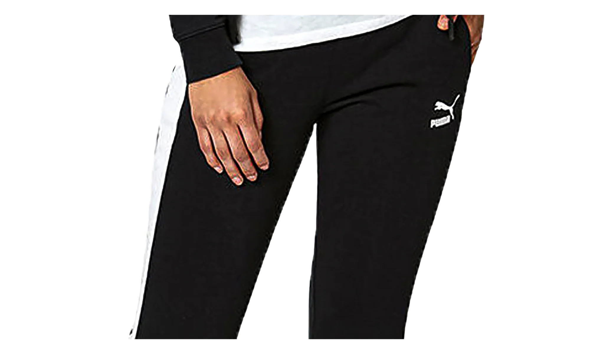Archive Logo T7 Sweatpants WMNS "Black/White" 572486 01 - Image 2