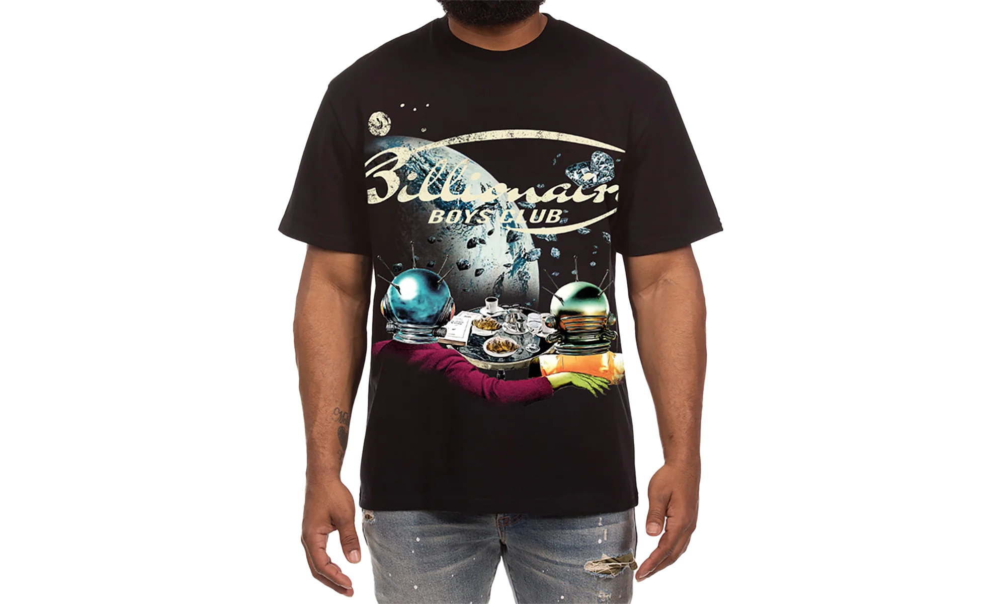 Astroids SS Knit Tee "Black" 851 8311 - Image 2