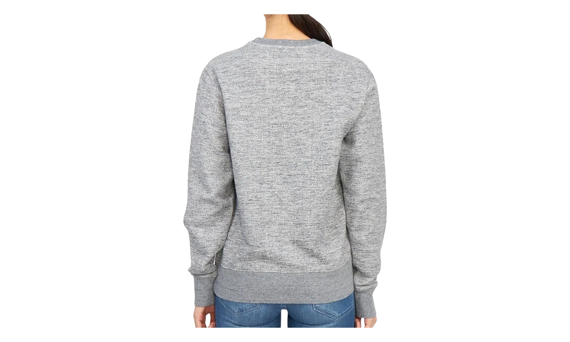 Athena Star Collection Sweatshirt WMNS "Medium Grey Melange / Gold" GWP01223.P000522.60311 - Image 2