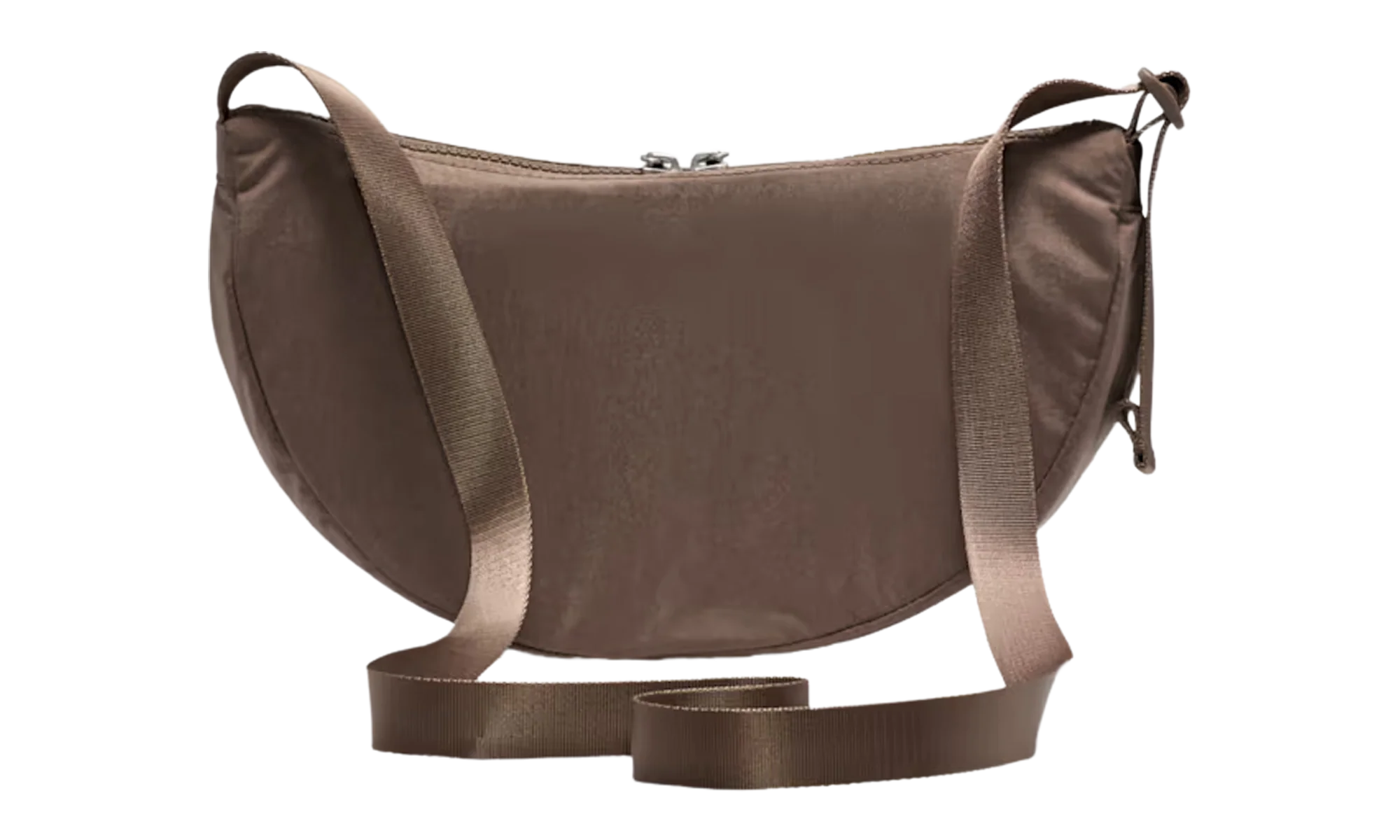 Aura Crescent Cross-Body Bag 4L "Mink Brown / Matte Silver" HQ4370 214 - Image 2