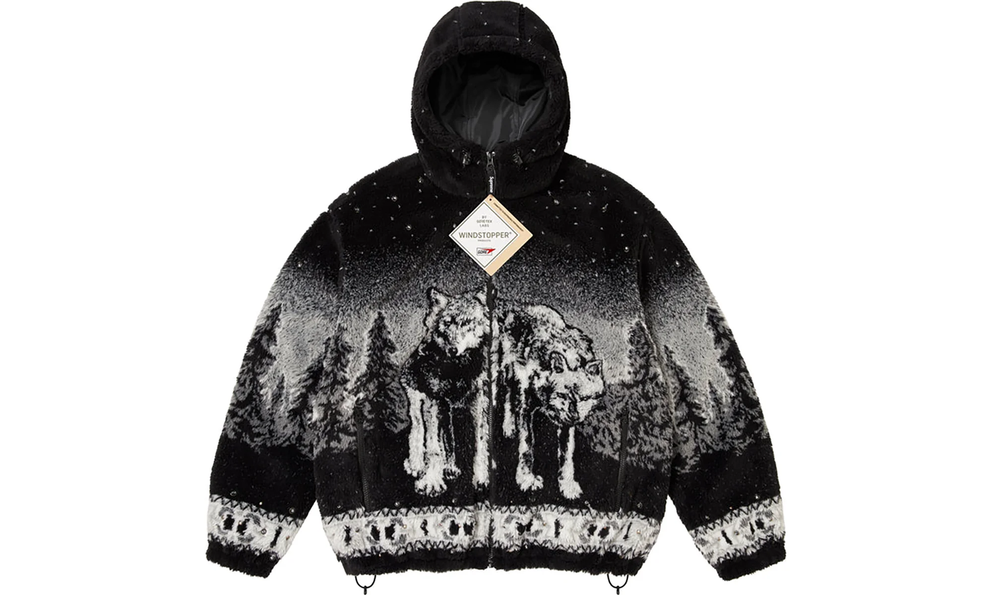 b.b. Simon Reversible Hooded Fleece Jacket "FW25 - BLACK" SU26718