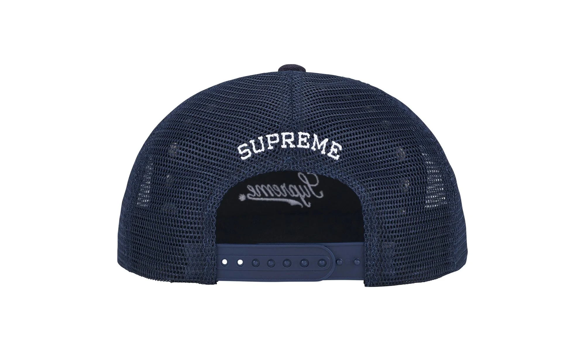b.b. Simon Studded Mesh Back 5-Panel "Navy" SU26400 - Image 2