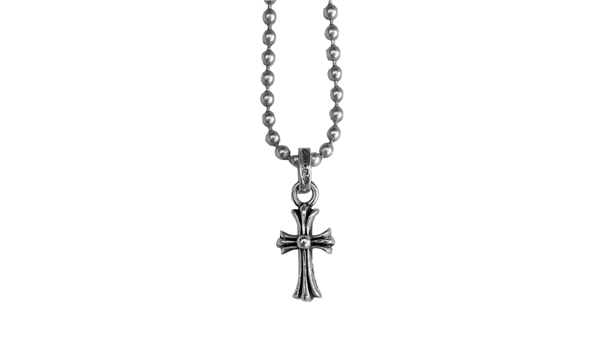 Baby Fat Pendant With Ball Chain "30 In - Silver" CHRM0517