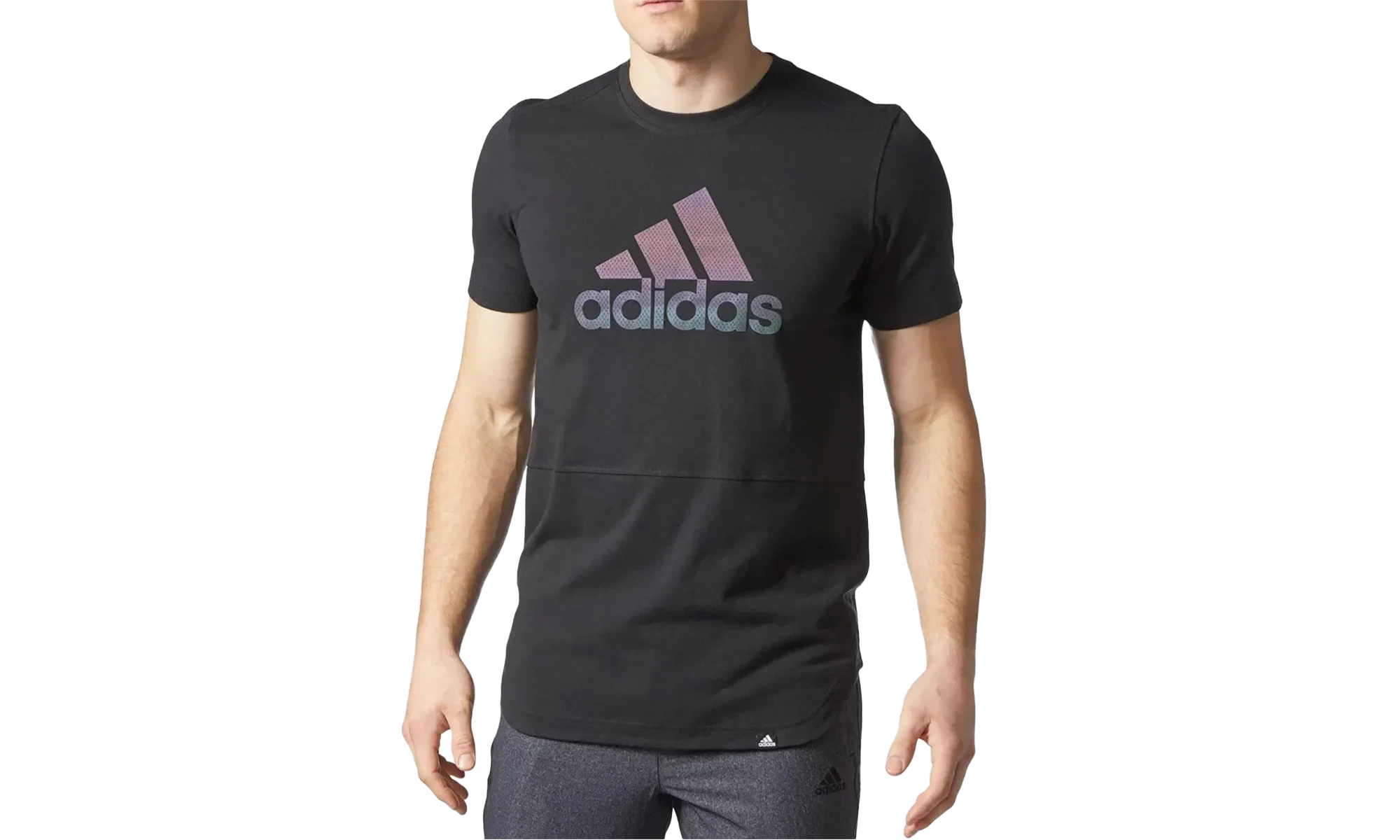 Badge Of Sport Tee "Black / Iridescent" CG2387