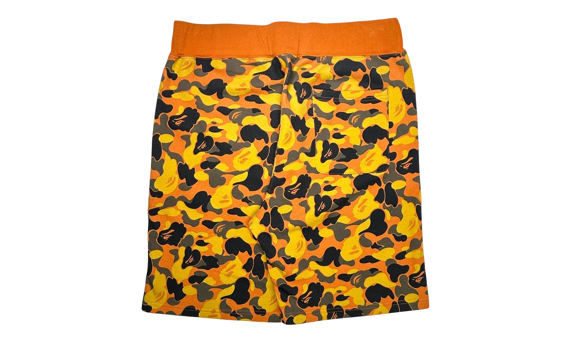 BAPE x XO Shark Sweat Shorts "Orange" BXSSSO - Image 2