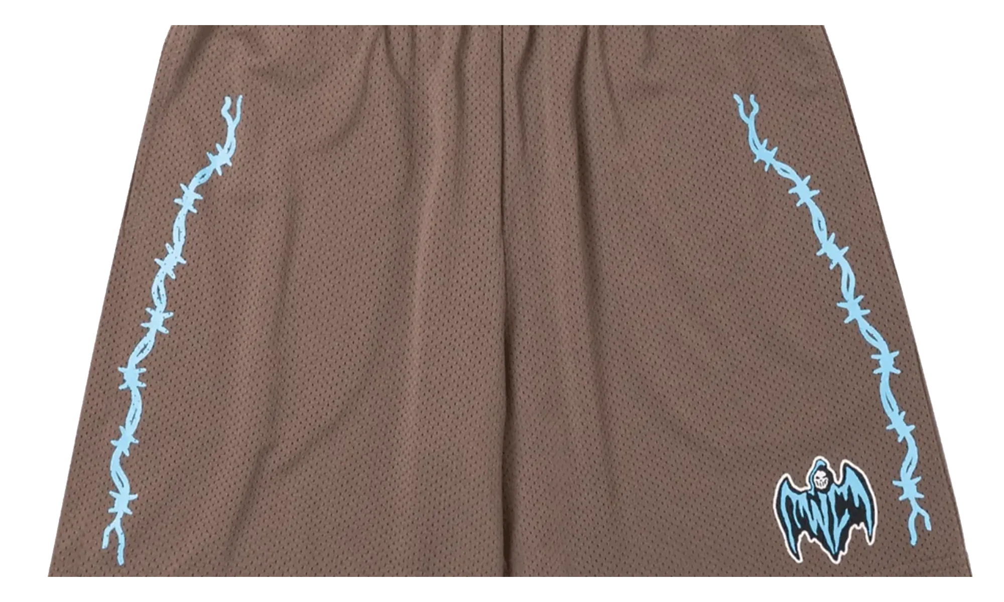 Bat Reaper Mesh Shorts "Brown" WLBRMSBLBLU - Image 2