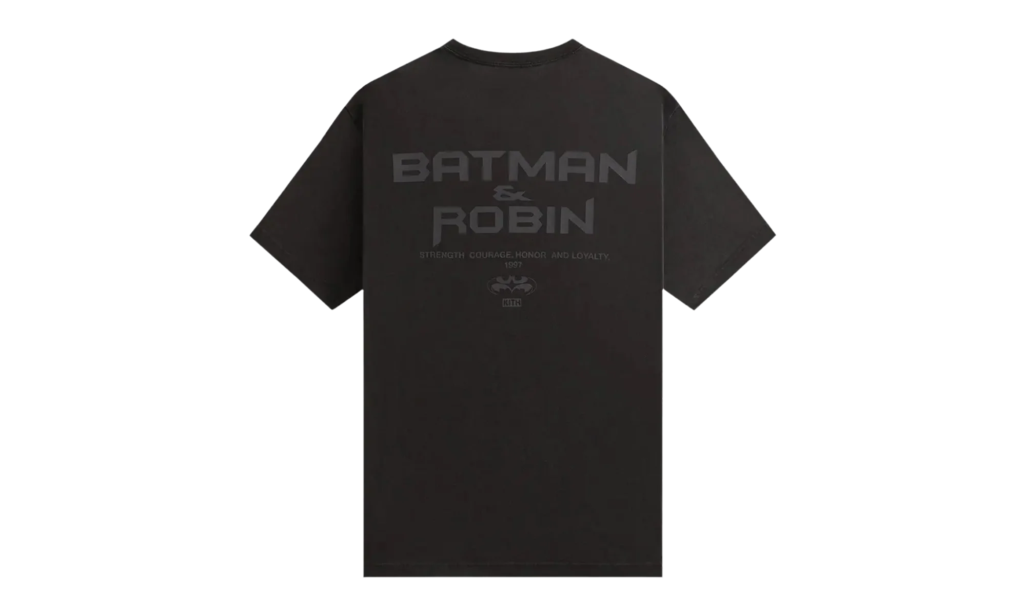 Batman and Robin Logo Vintage Tee "Black" KHM032760 001 - Image 2