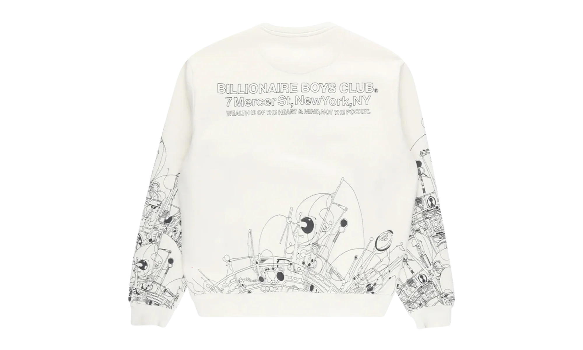 BB Efigy Sweatshirt "Whisper White" 851 1309 WW - Image 2