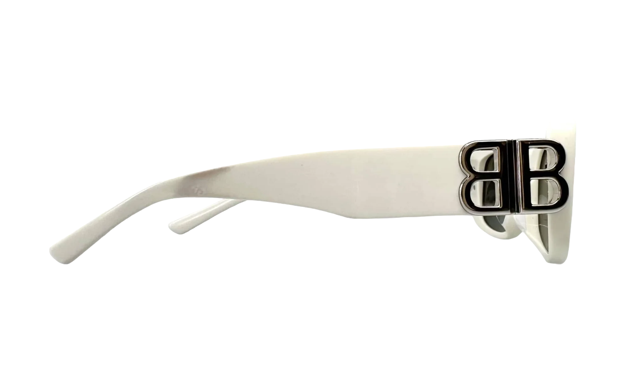 BB Hinge Oval Sunglasses "White" BB0310SK 003 - Image 3