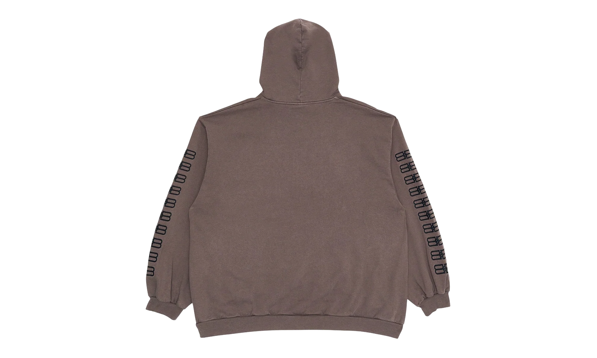 BB Paris Icon Embroidered Oversized Hoodie "Dusk Grey" 570811 TMVG6 9642 - Image 2