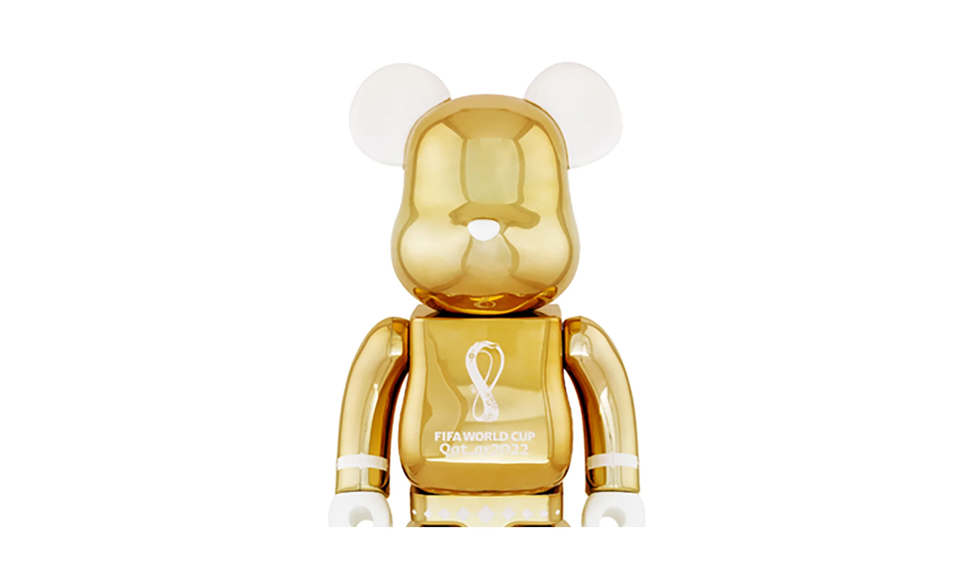 Bearbrick FIFA World Cup Qatar 2022 "Gold - 1000%" MEDI3038 - Image 2