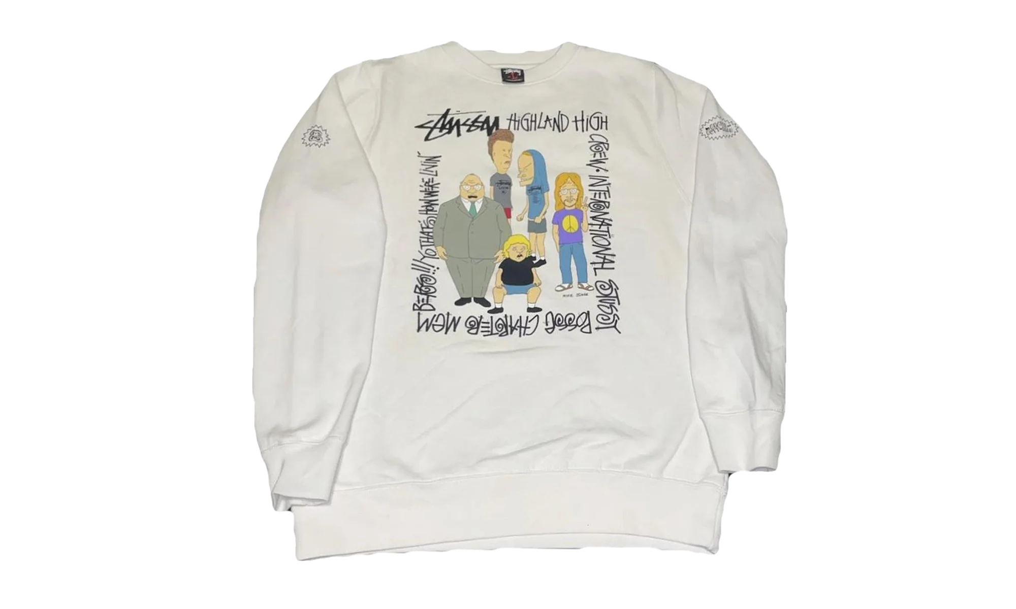 Beavis and Butthead Crewneck "White" STUS71