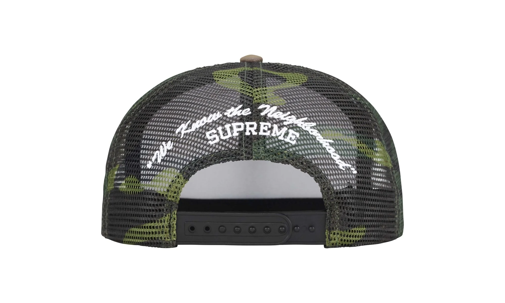Beef Mesh Back 5-Panel "Woodland Camo" SU26637 - Image 2
