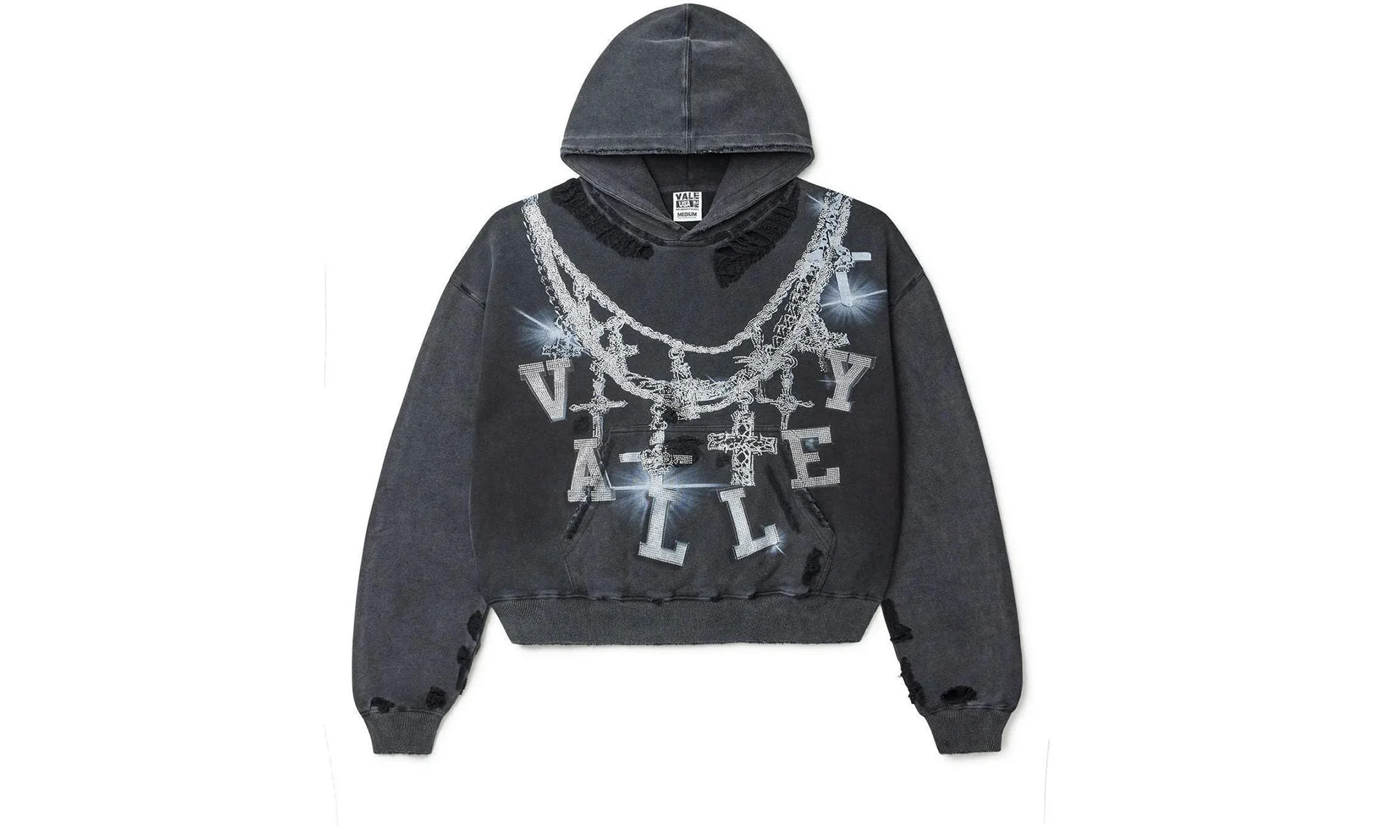 Big Chain Hoodie "Black" 10052196