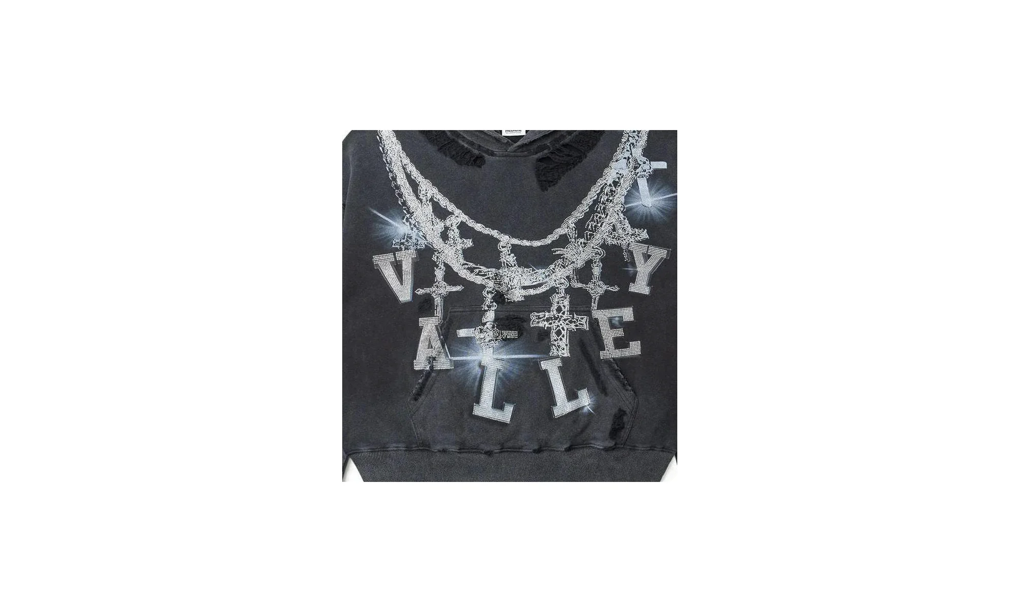Big Chain Hoodie "Black" 10052196 - Image 2