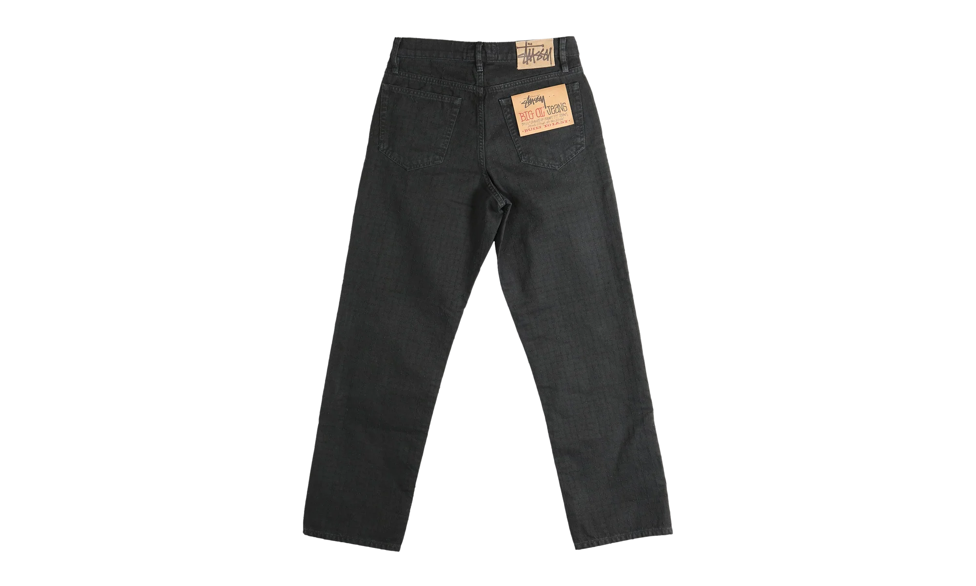 Big Ol Canvas Ndl Pnch Jeans "BLACK" 116673 BLAC - Image 2