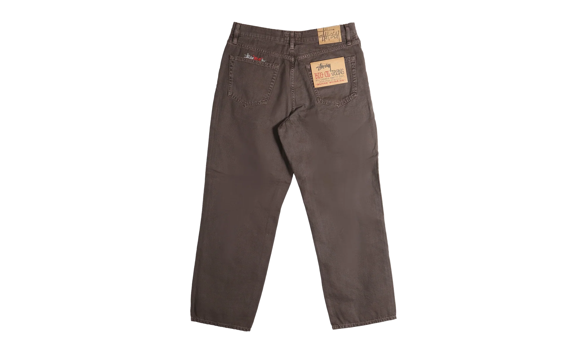 Big Ol Washed Canvas Jean "BROWN" 116618 BROW - Image 2