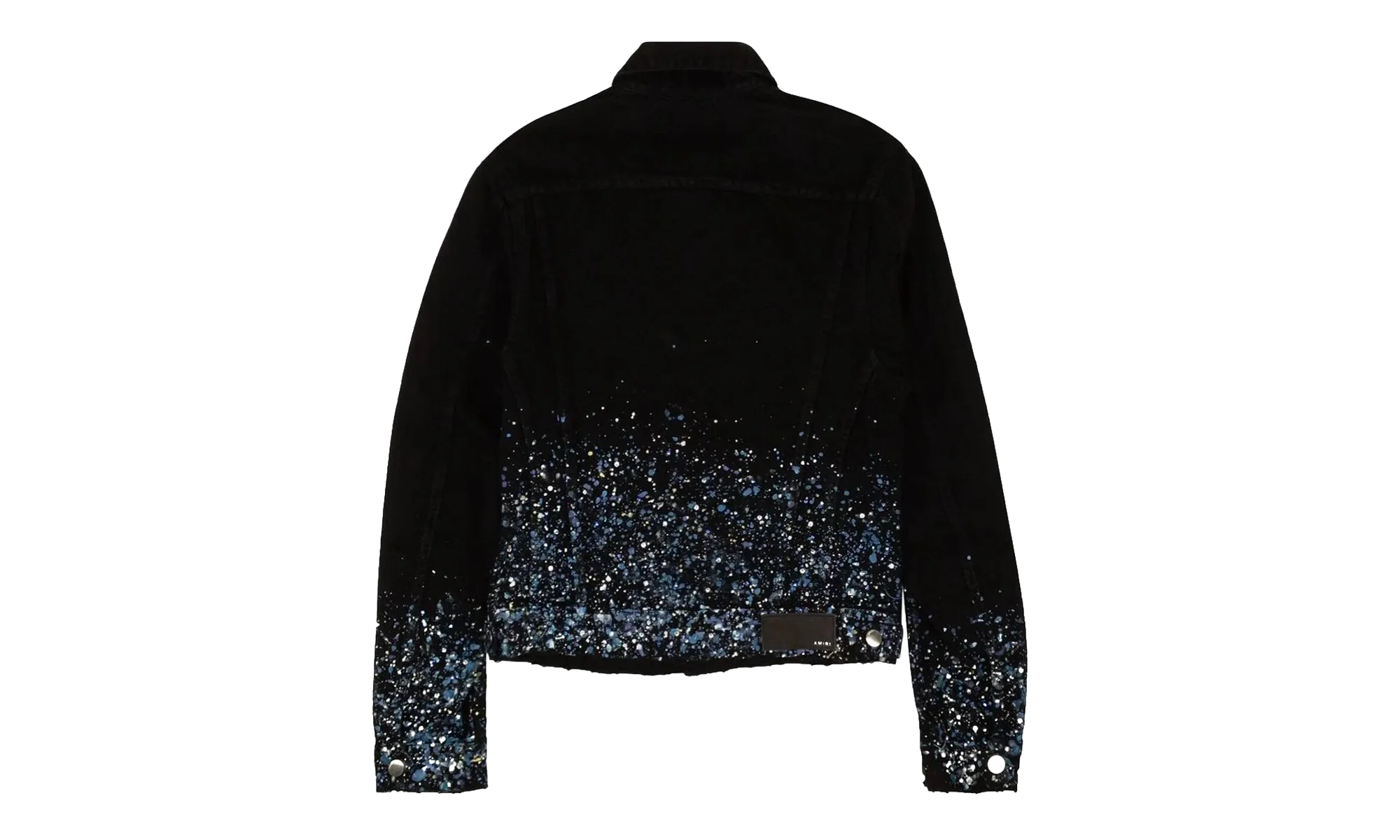 Black Crystal Painter Trucker Jacket "Black" AMIRI BLACK CRYSTAL PAINTER TRUCKER - Image 2