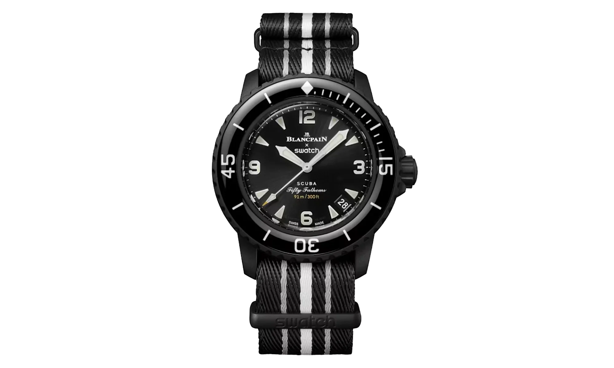 Blancpain x Swatch Scuba Fifty Fathoms "Ocean of Storms" SO35B400